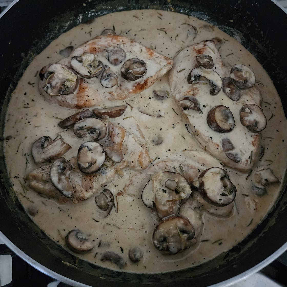 Creamy Chicken Marsala