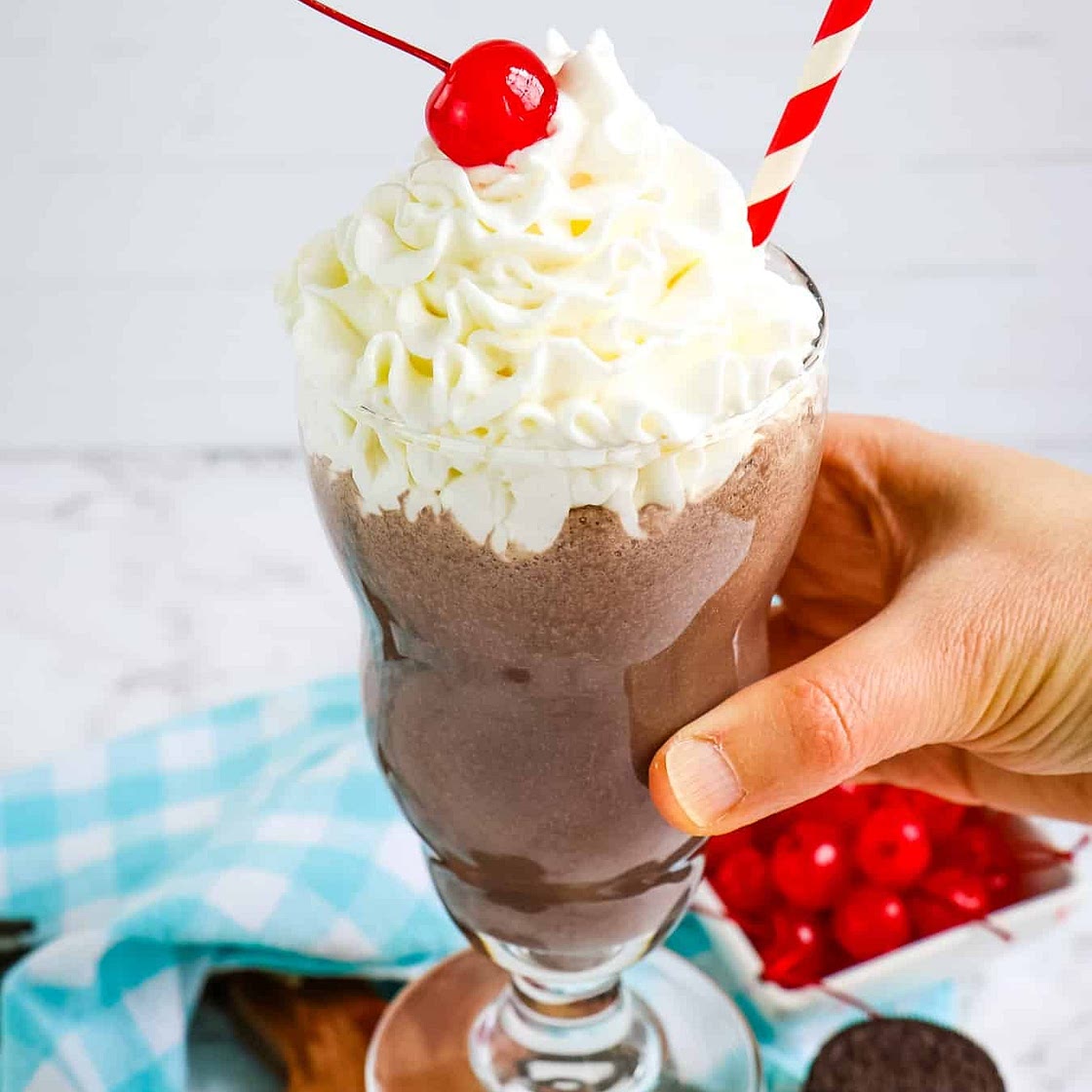Chick-fil-A Cookies and Cream Milkshake