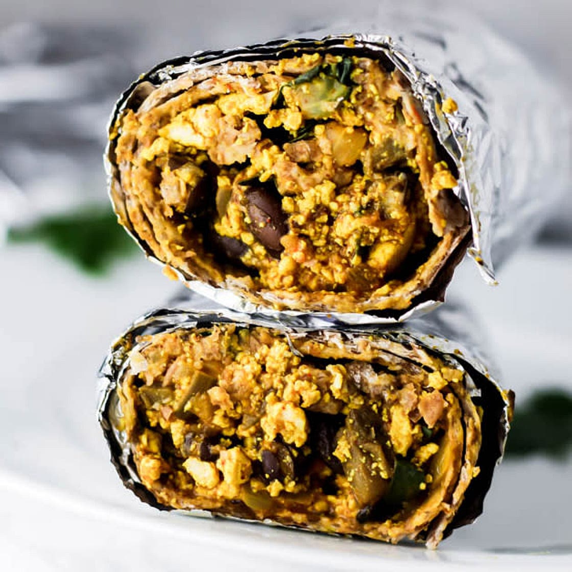 Freezer Vegan Breakfast Burrito