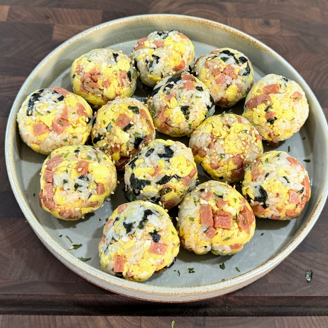 How to Make the Spam Egg Rice Balls Going Viral