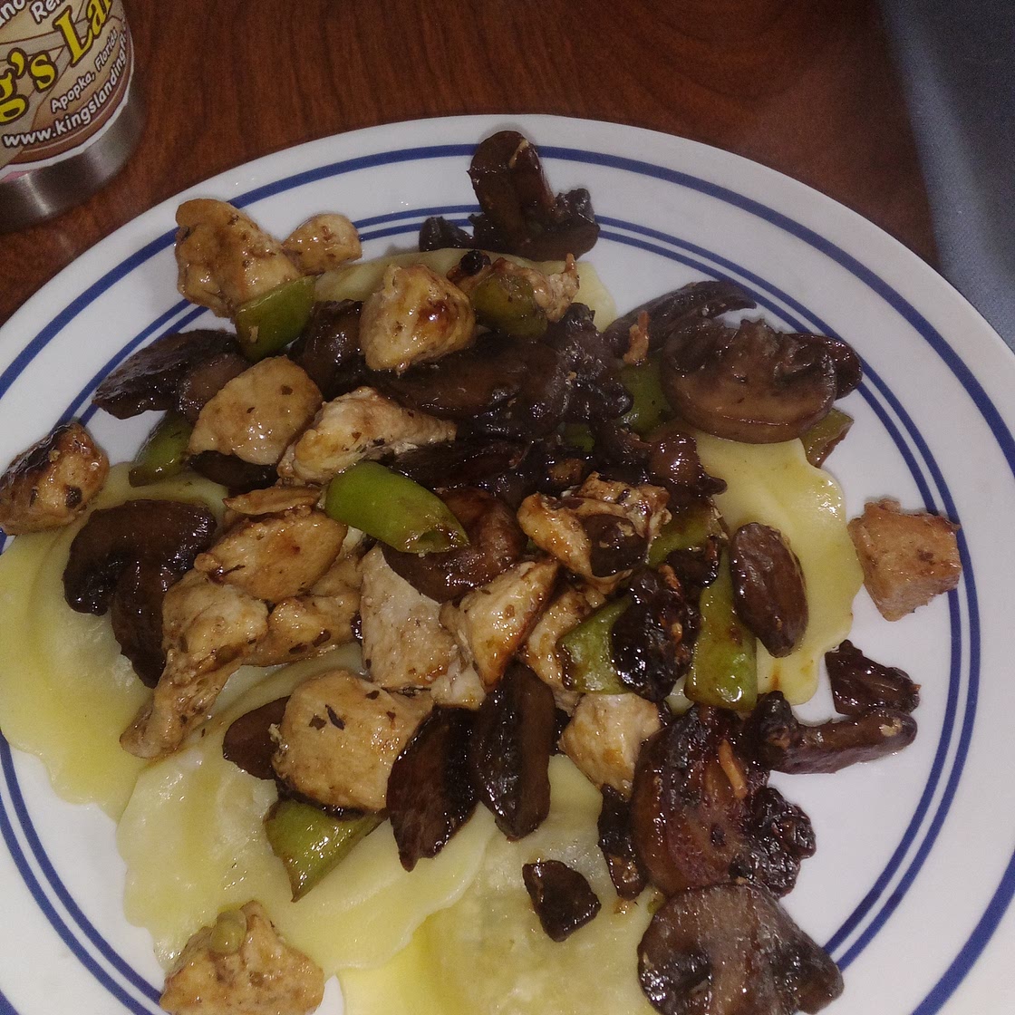 Chinese Chicken Mushroom Ravioli