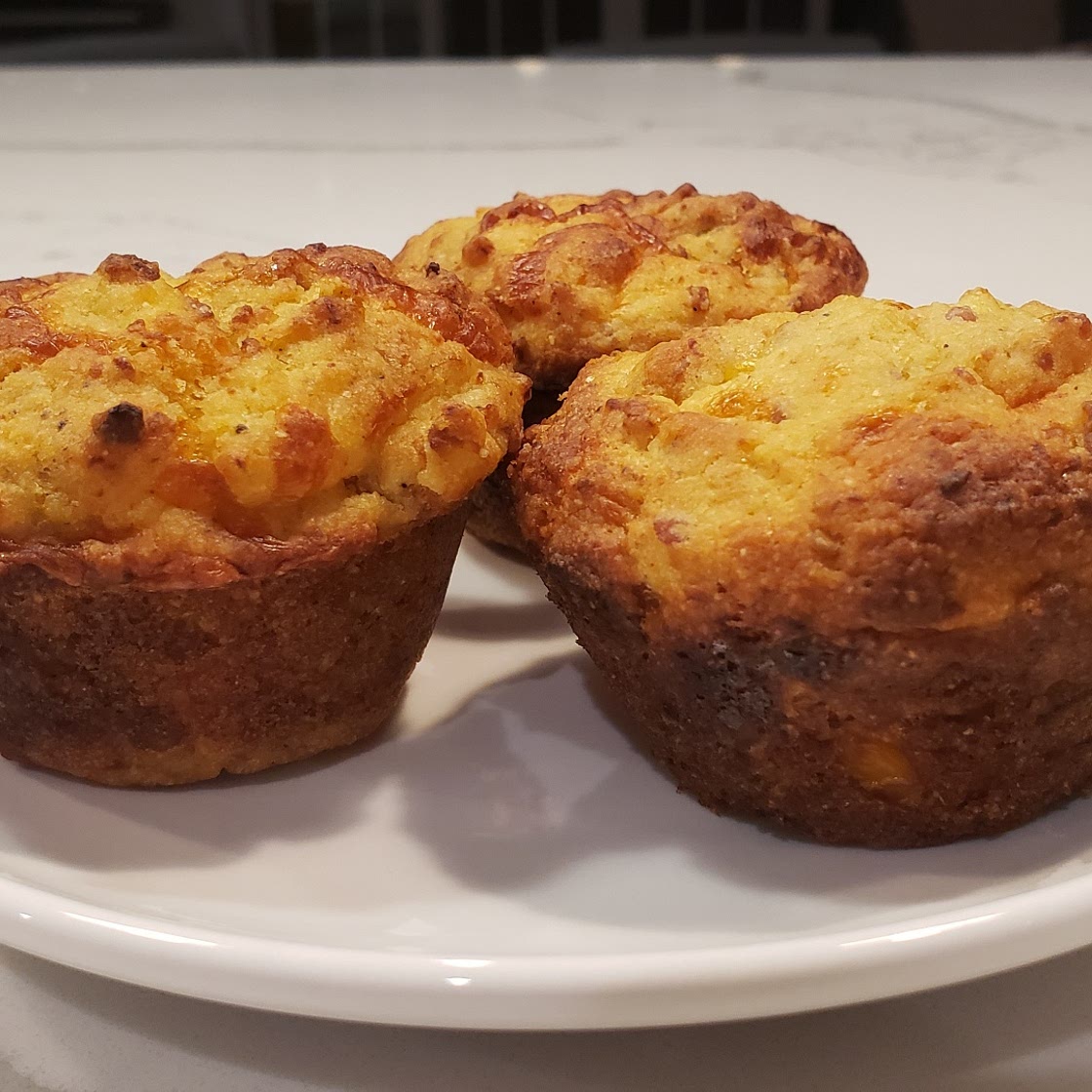 Healthier Breakfast Vegetarian Corn Muffins