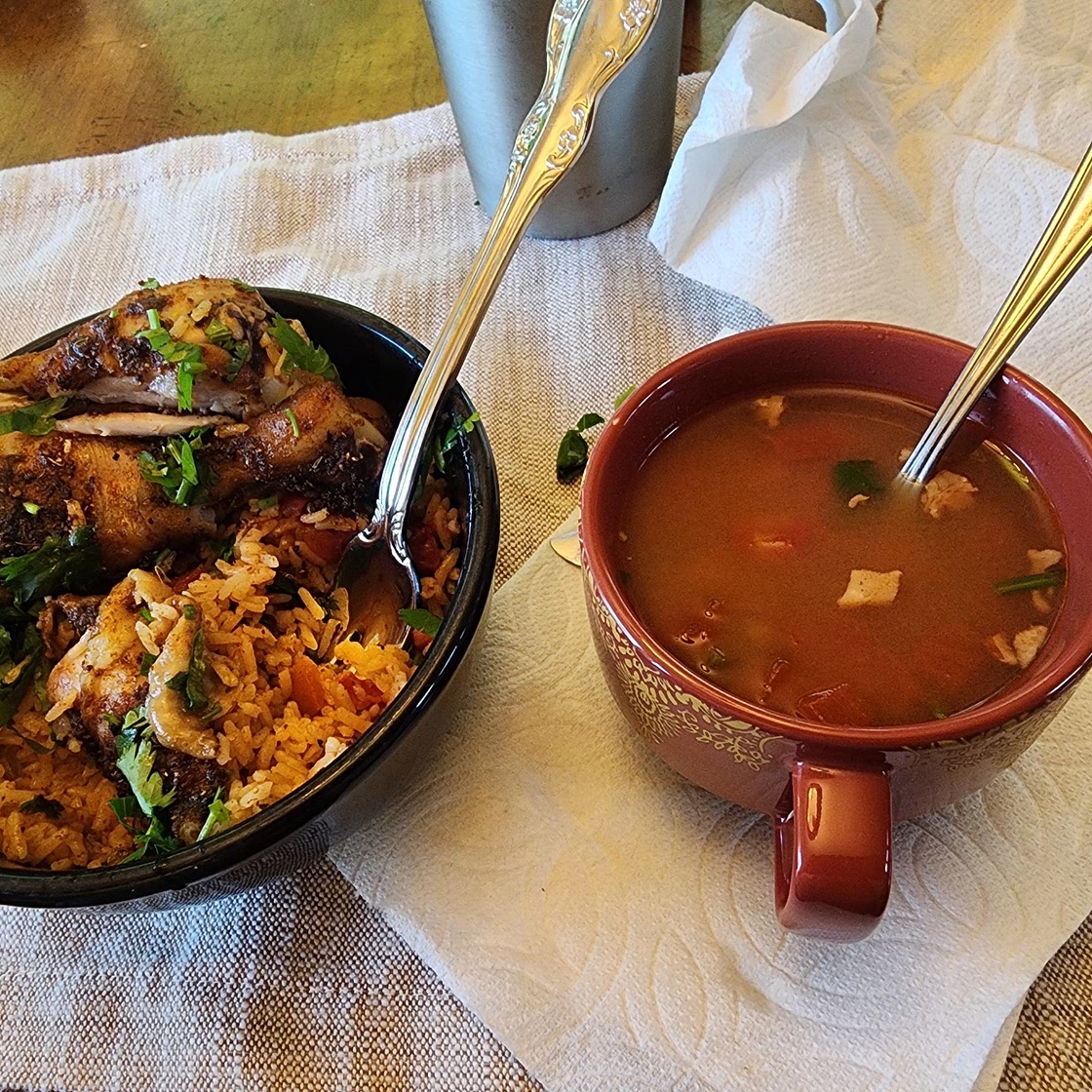 Baked Mexi Chicken Beans and Rice Dinner