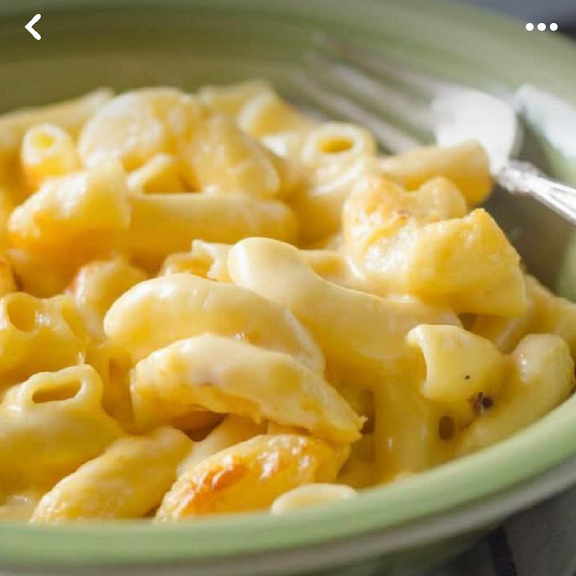 Maceroni and cheese, like Stouffer's