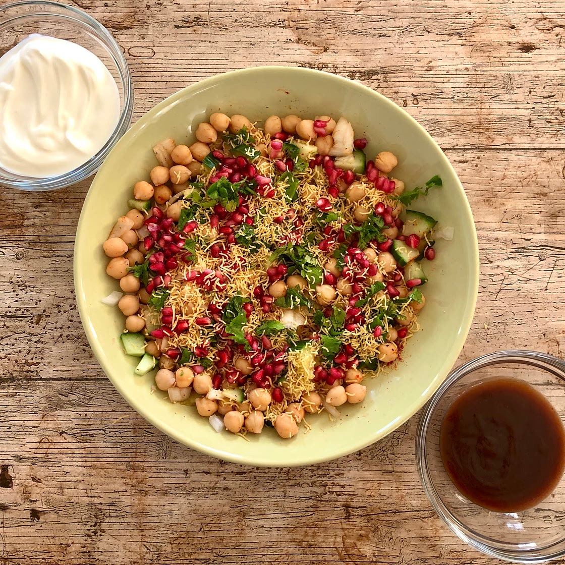 Chana chaat recipe | Chole chaat recipe | Chickpea chaat