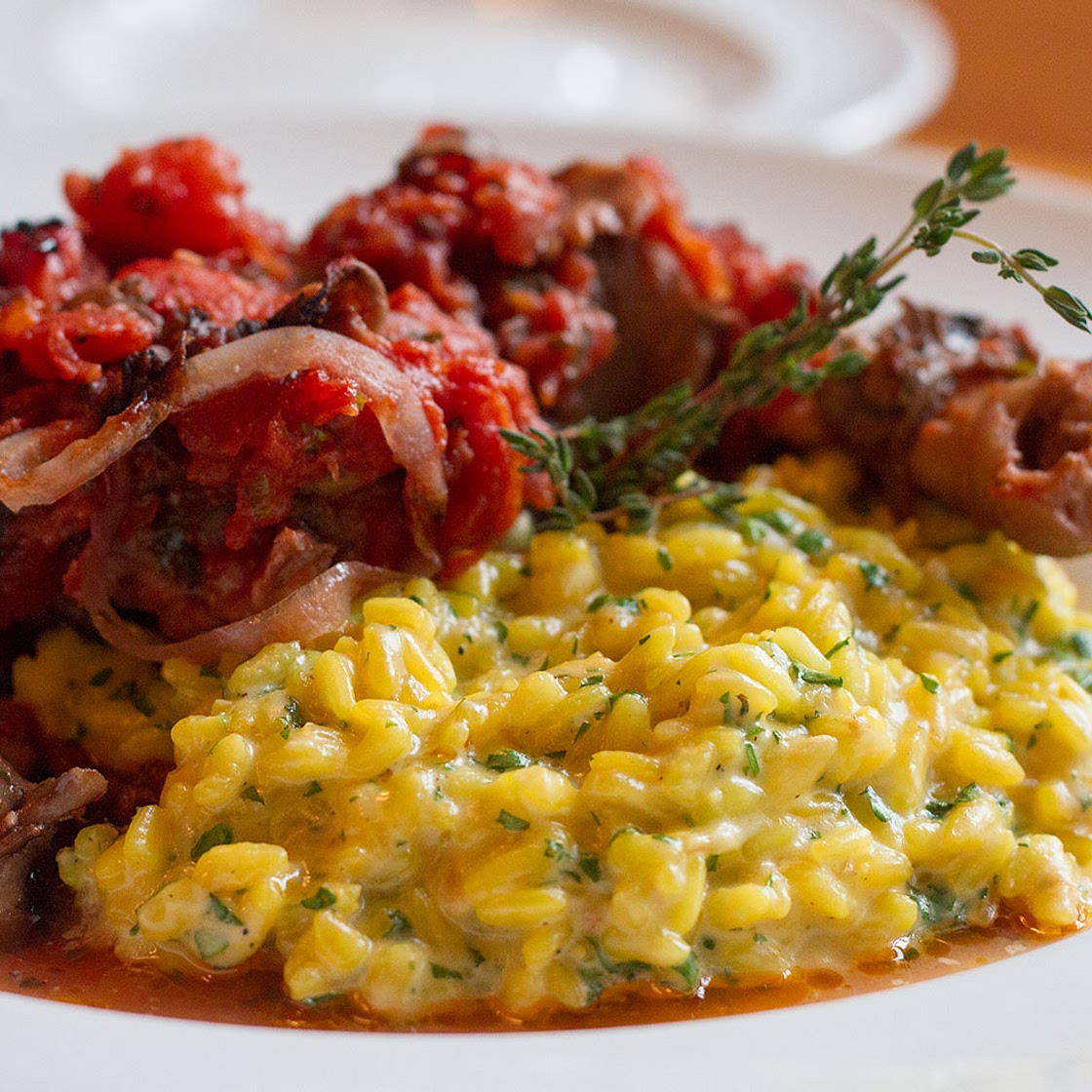 Risotto au safran