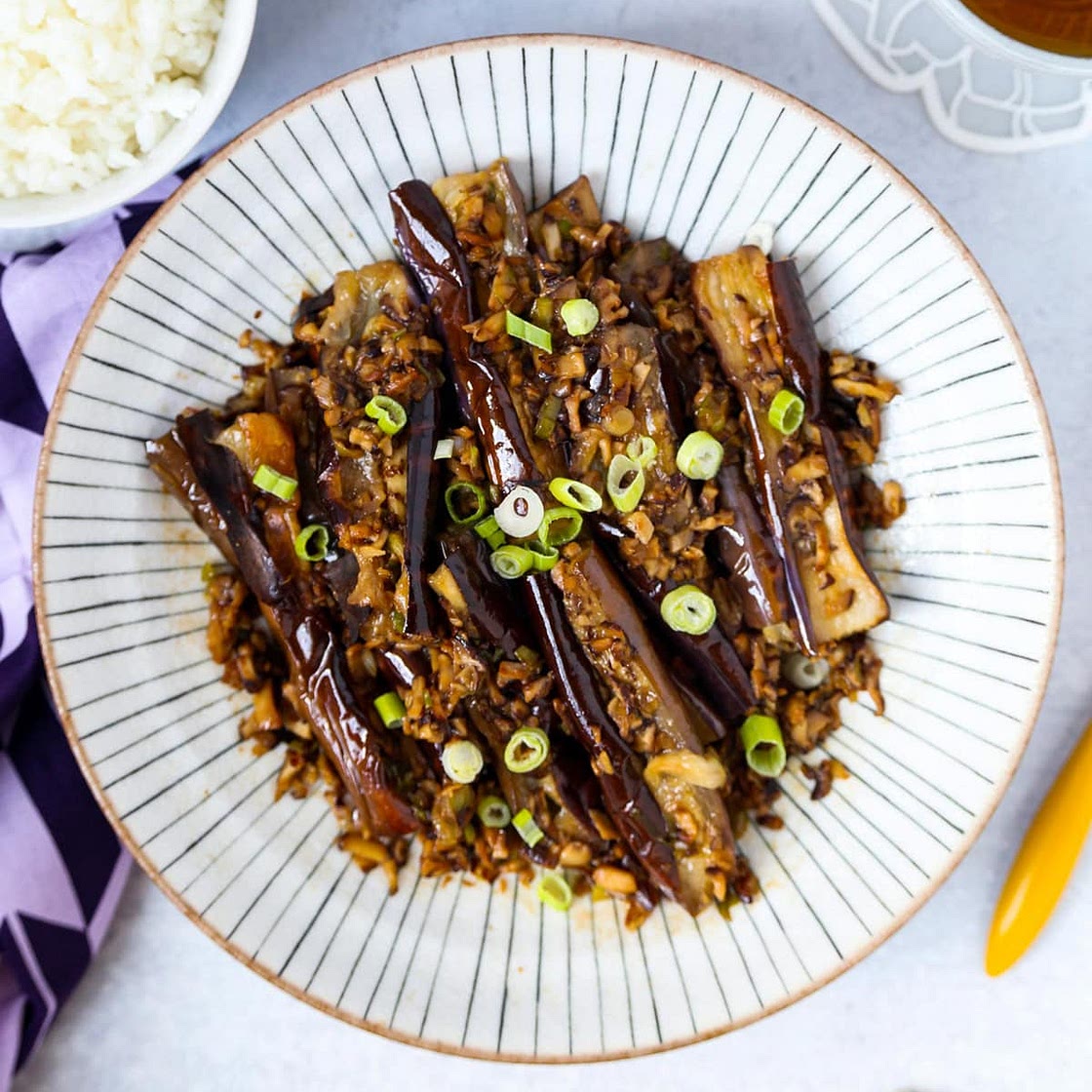 Sauteed Japanese Eggplant