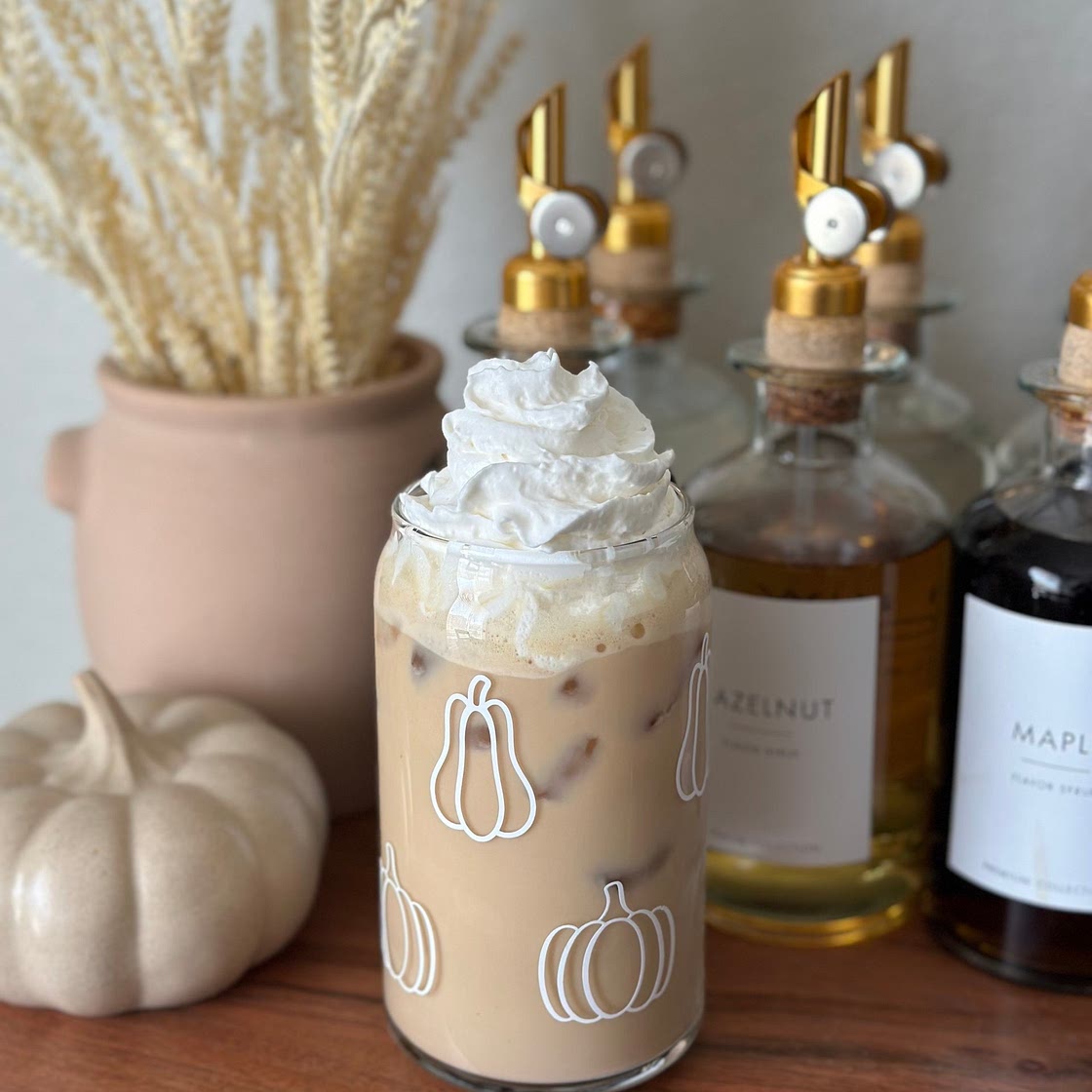 Marshmallow Pumpkin Iced Latte
