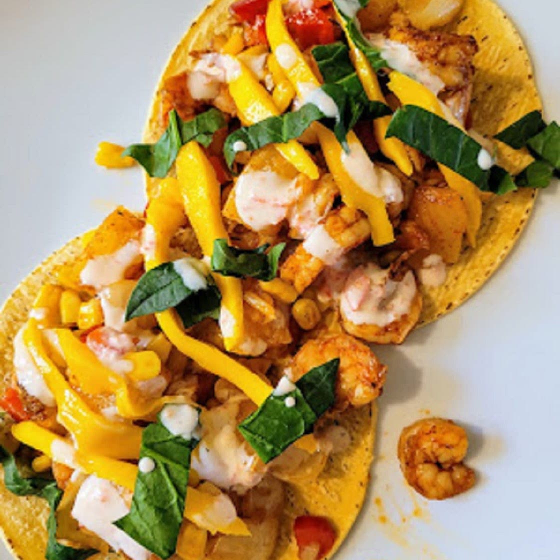 Sheet Pan Pineapple Shrimp Tacos