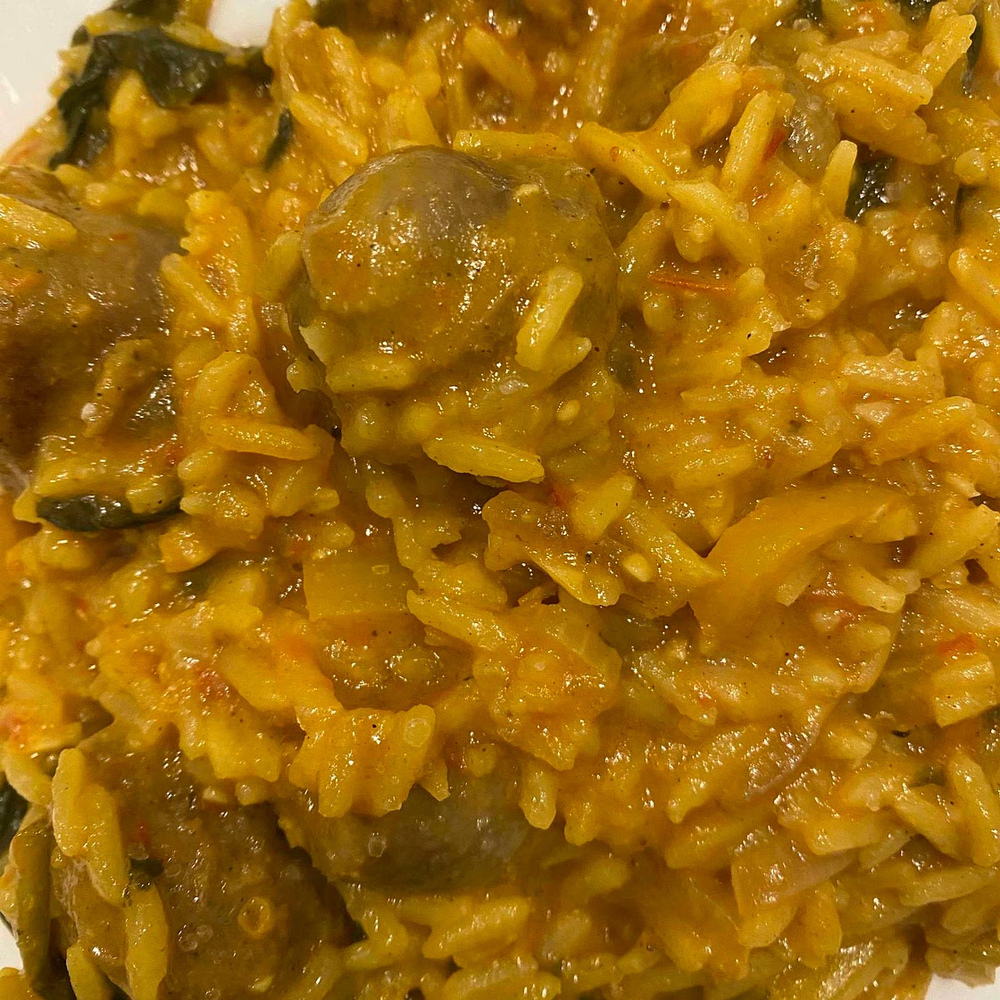Old School Curried Sausages