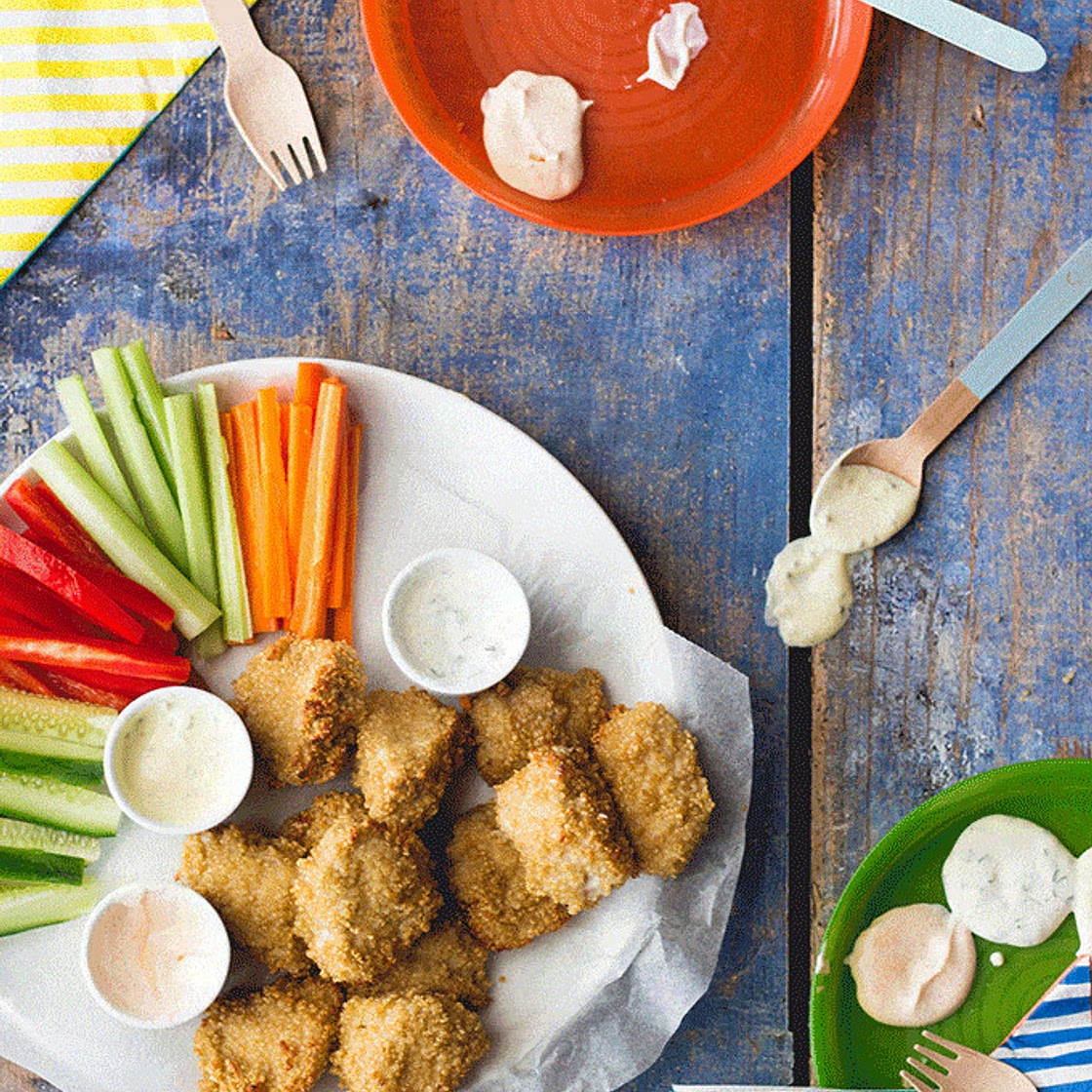 Quinoa Crusted Chicken Nuggets