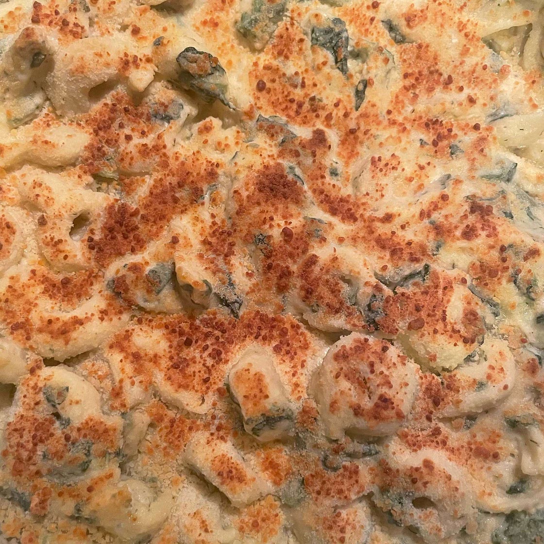 Baked Chicken Caesar Tortellini