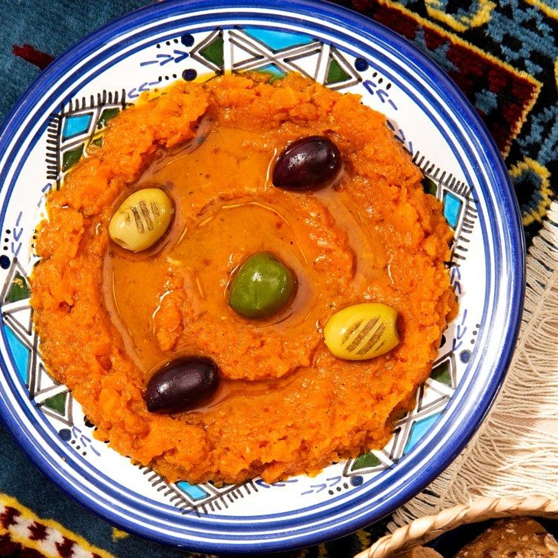 Omek houria (Tunisian carrot salad)