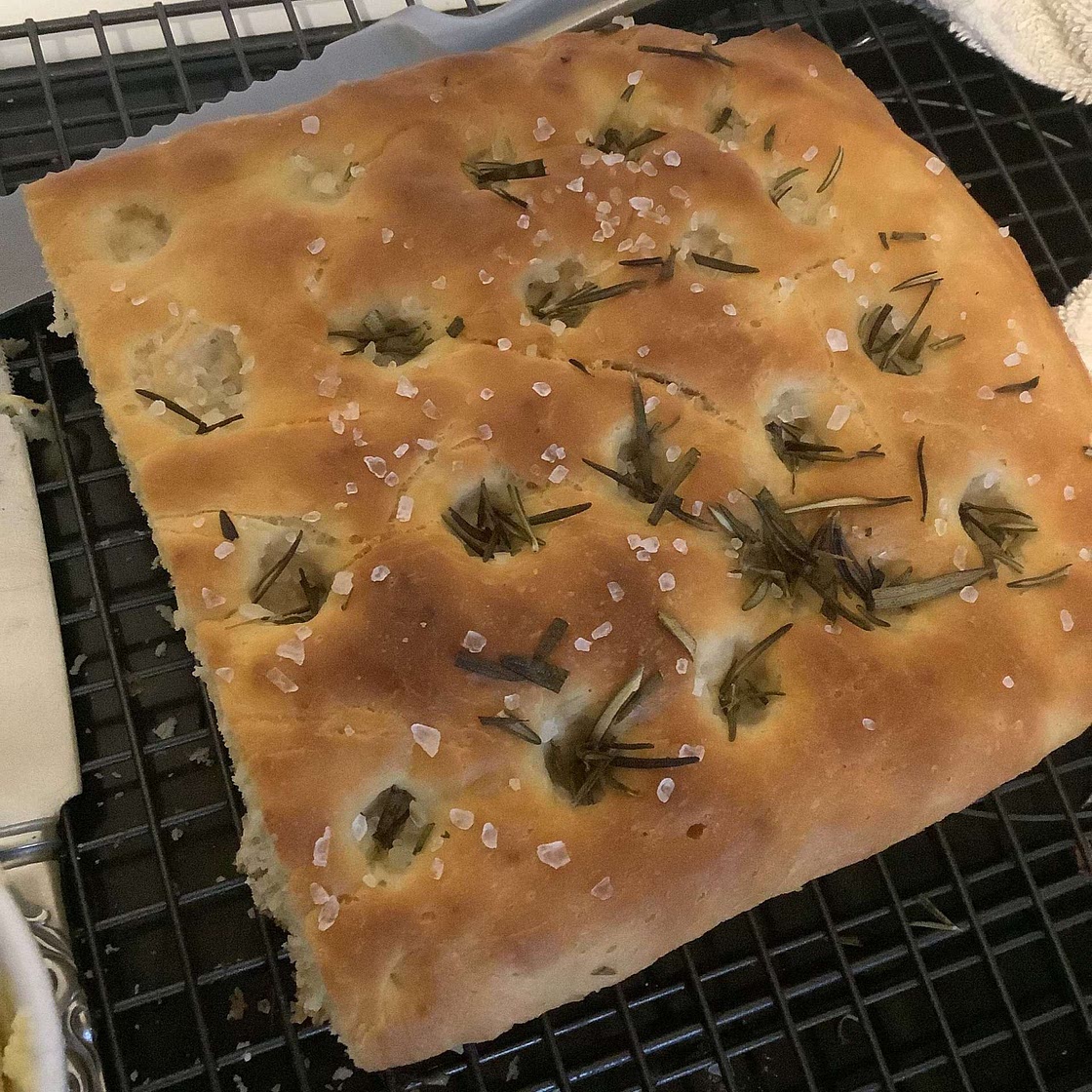 Bread Machine Focaccia