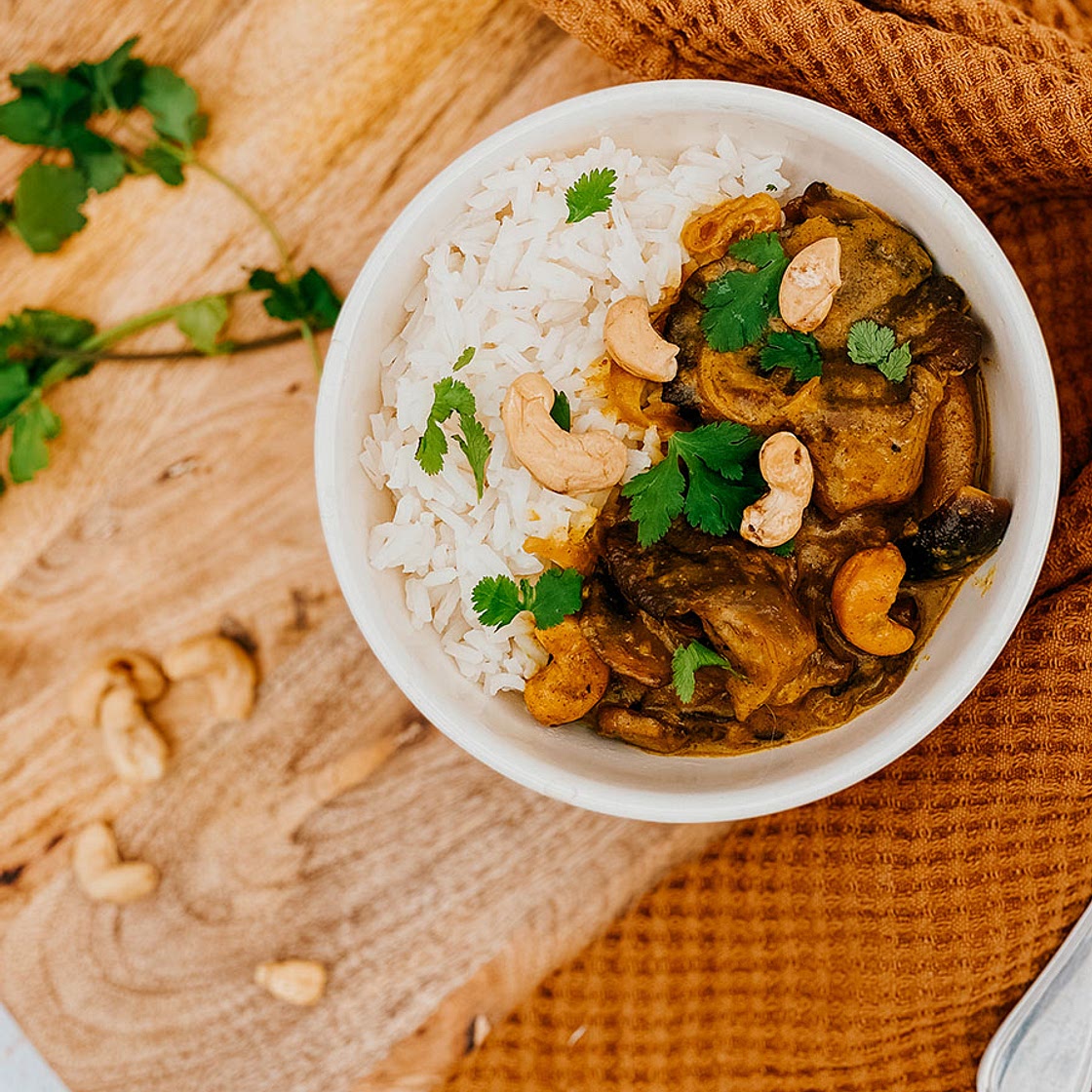 Vegan Mushroom Korma
