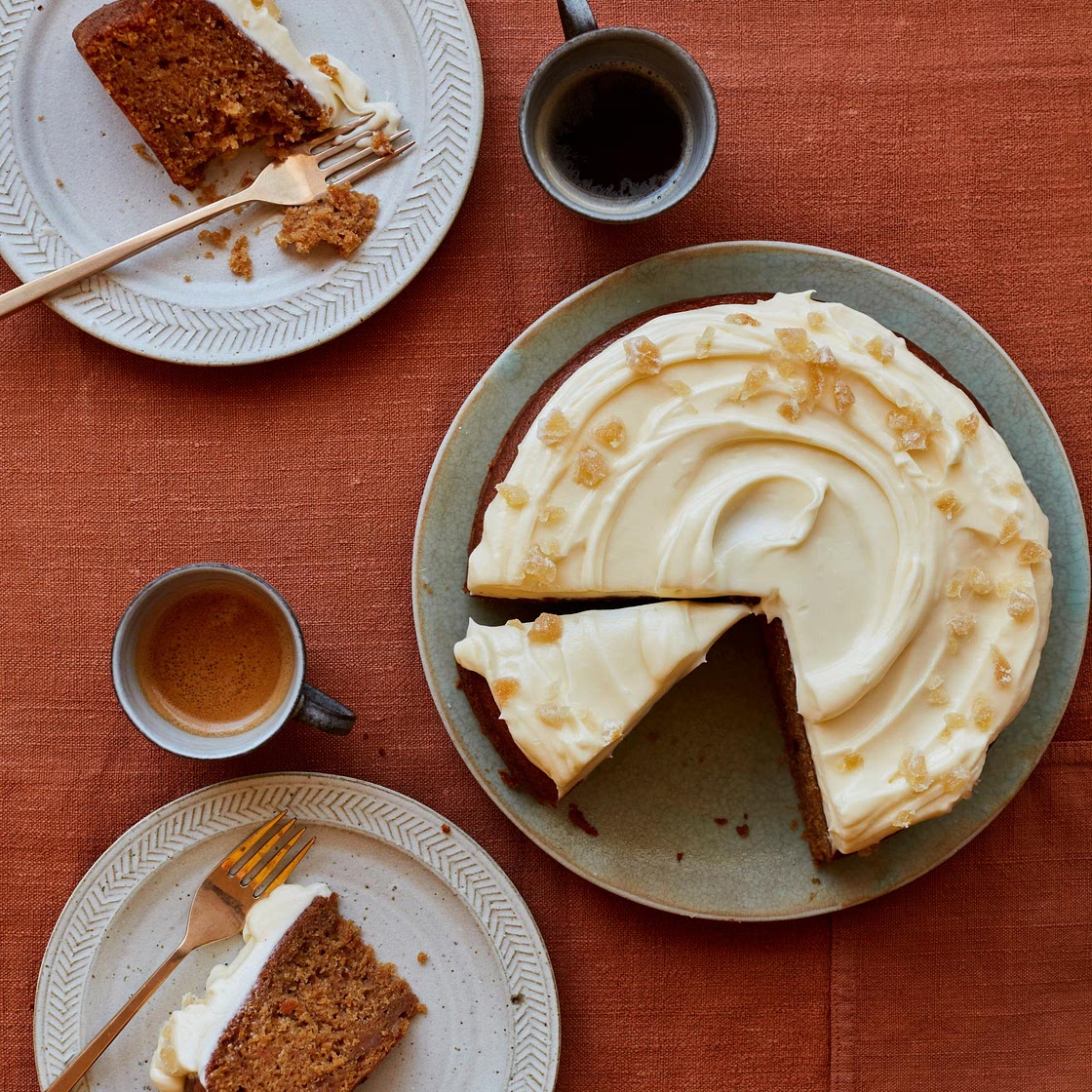 Sweet potato ginger cake