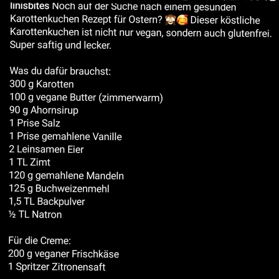 Saftiger karottenkuchen von linis bites
