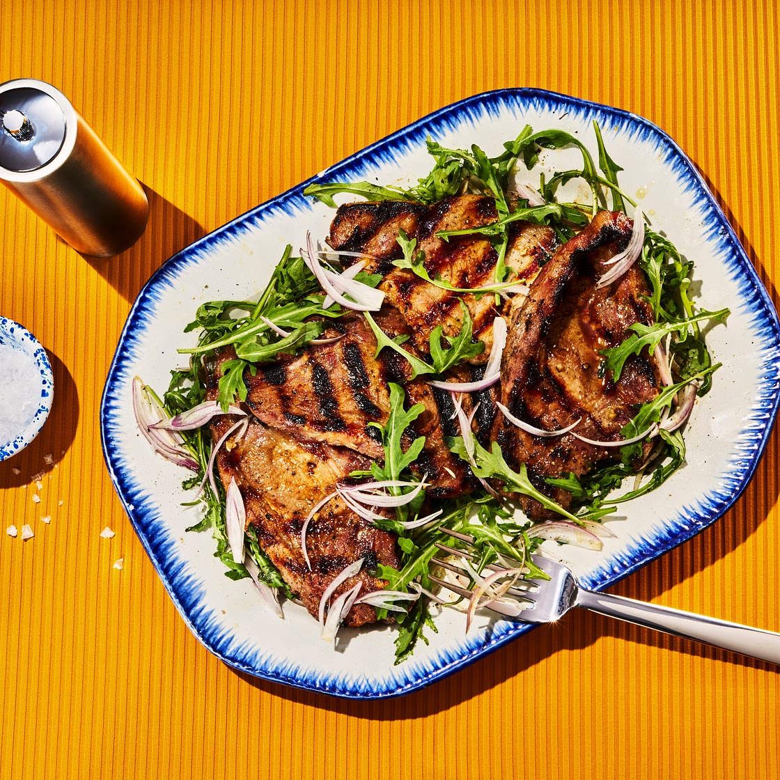 Ginger Beer and Mustard Pork Chops