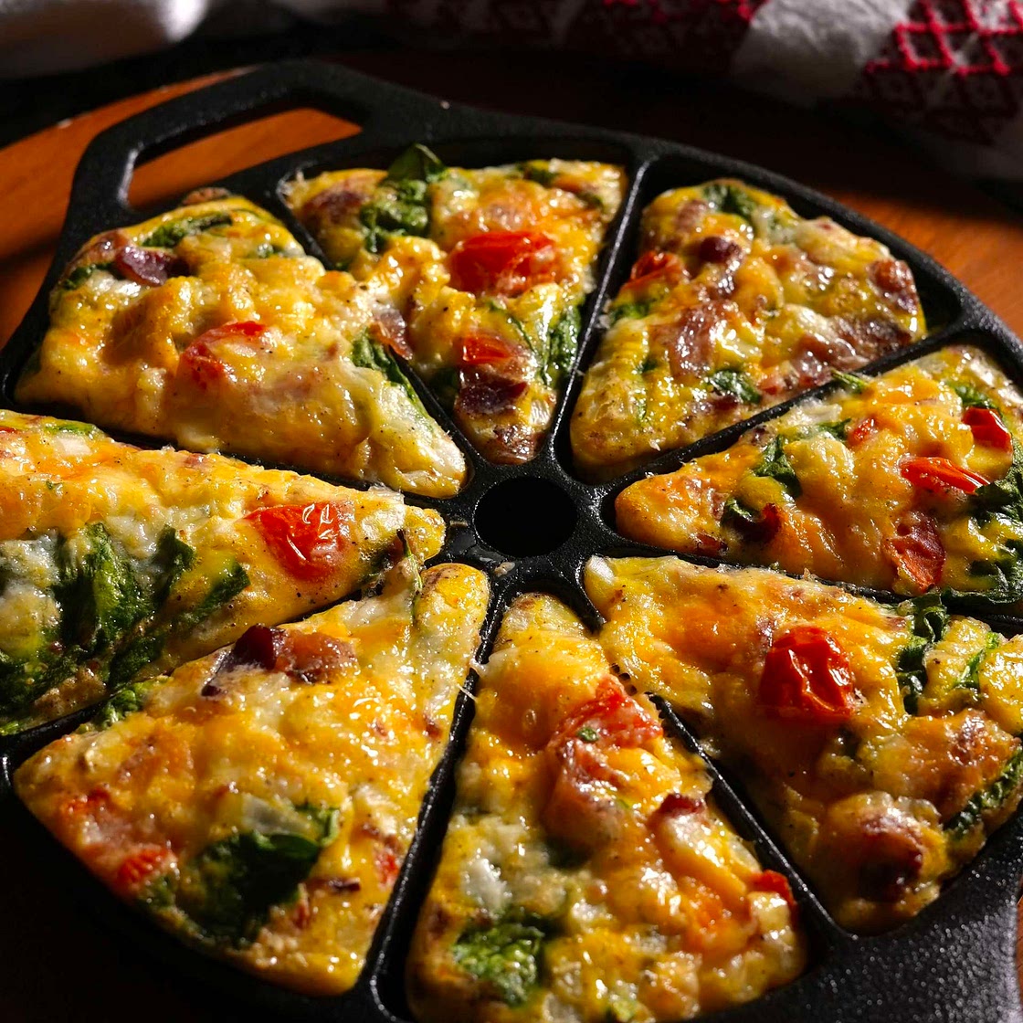 Spinach & Cheese Frittatas