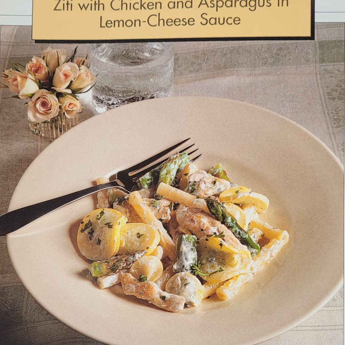 Chicken and asparagus in