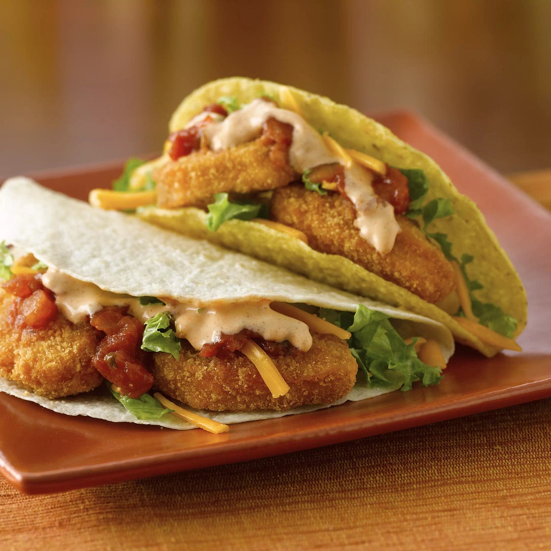 Chicken Nugget Tacos