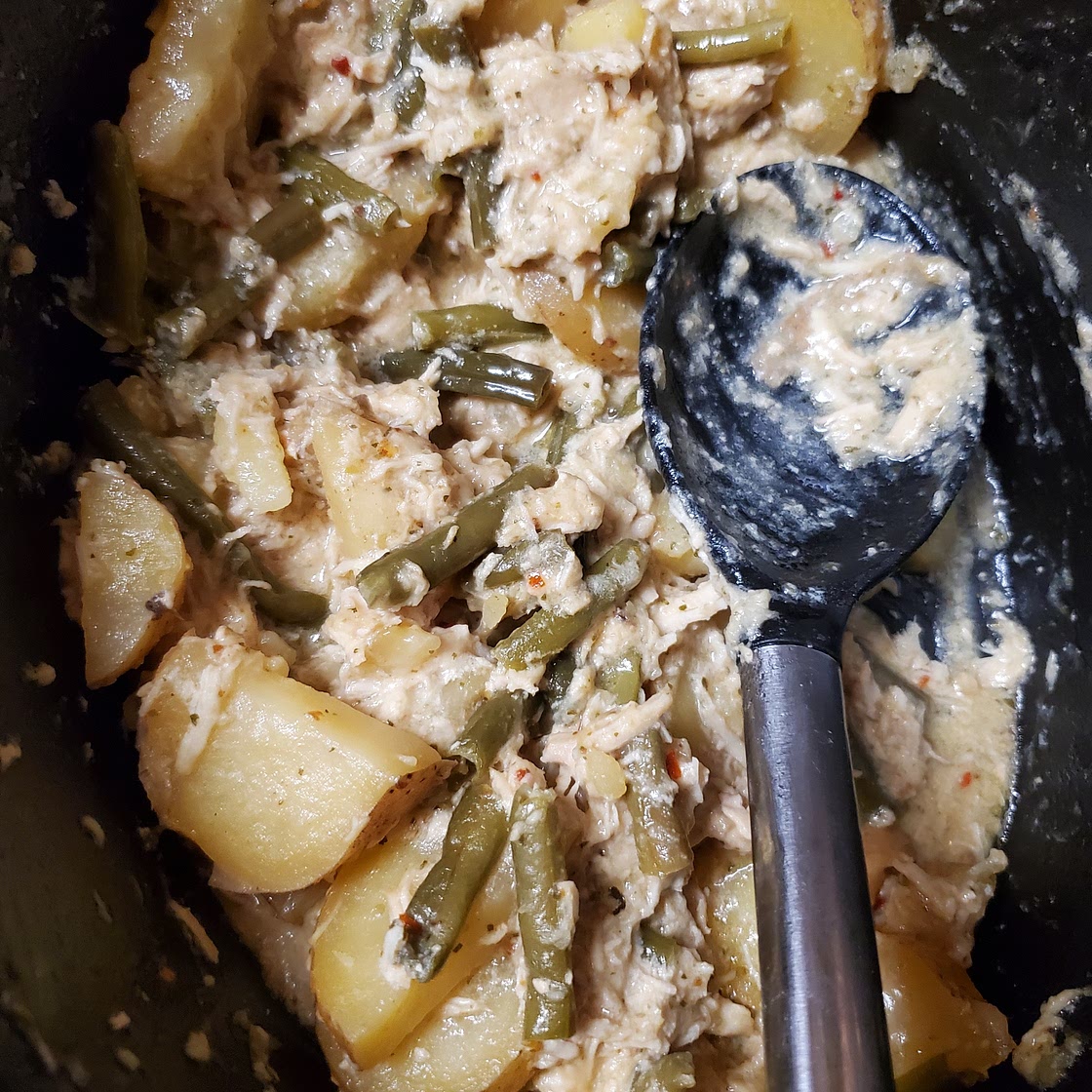 Crockpot parmesean chicken potatoes