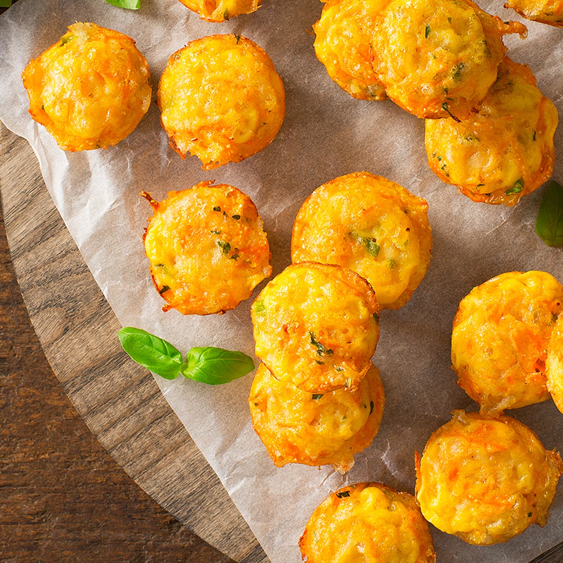 Miniquiches aux carottes sans croûte