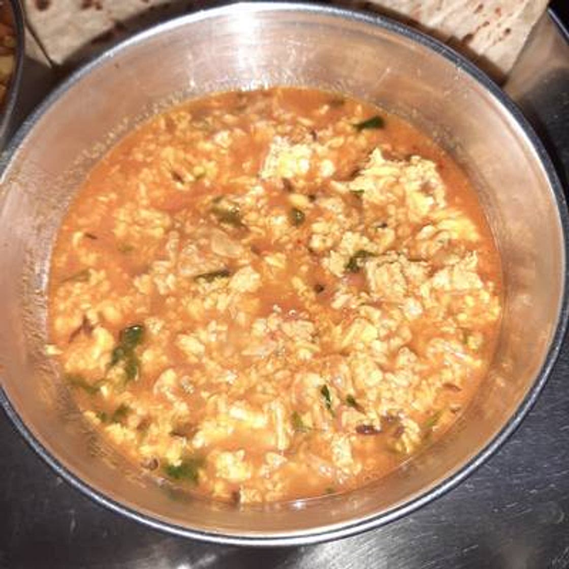 अंडा भुर्जी करी (Anda bhurji curry recipe in Hindi)