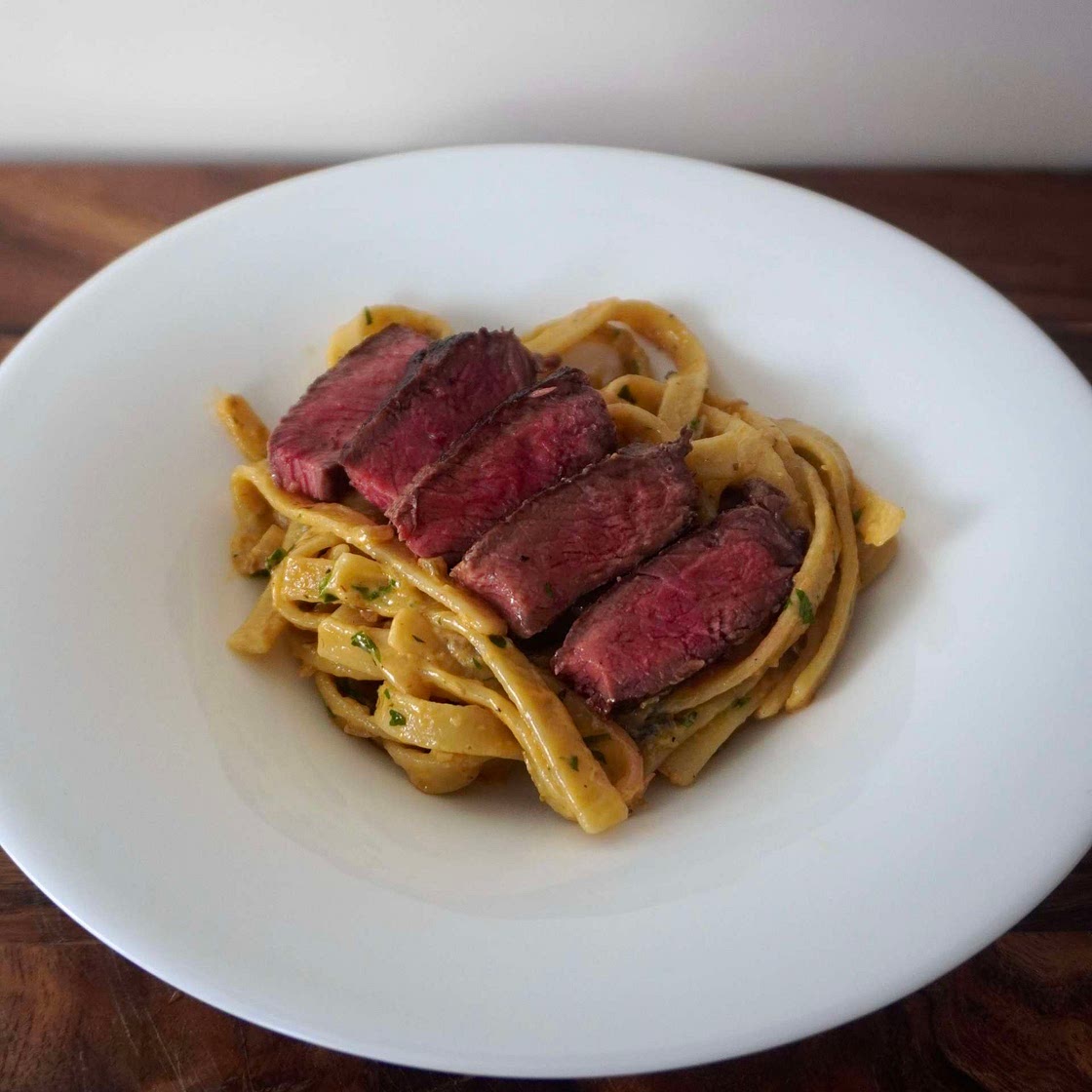 Champignon Steak Pasta