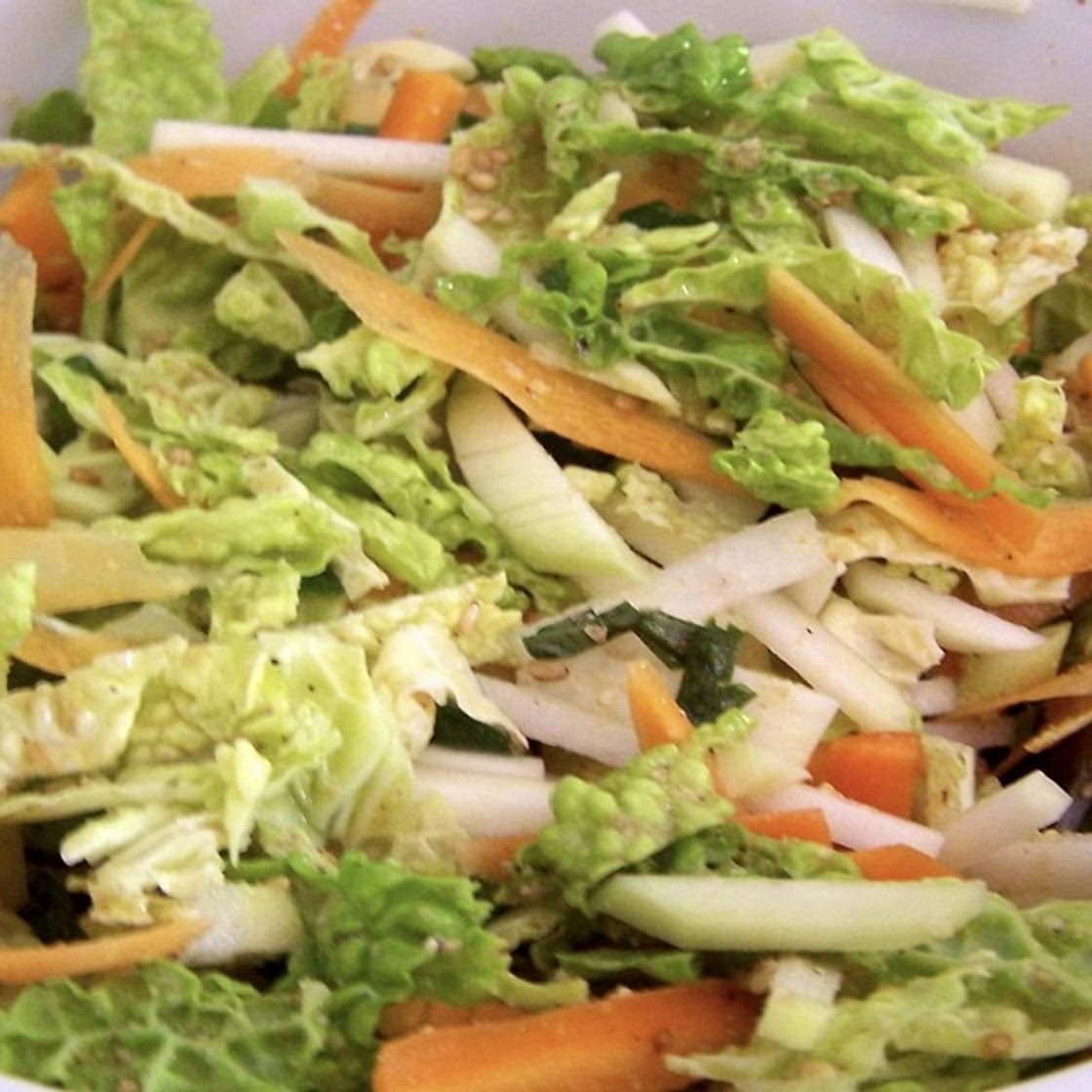The Most Delicious Cabbage, Carrot, and Apple Salad Recipe