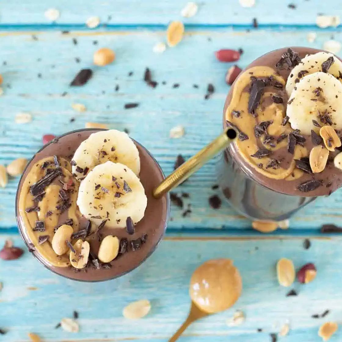 CHOCO-PB BANANA SMOOTHIE