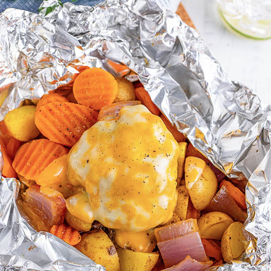 BURGER HOBO DINNER FOIL PACK