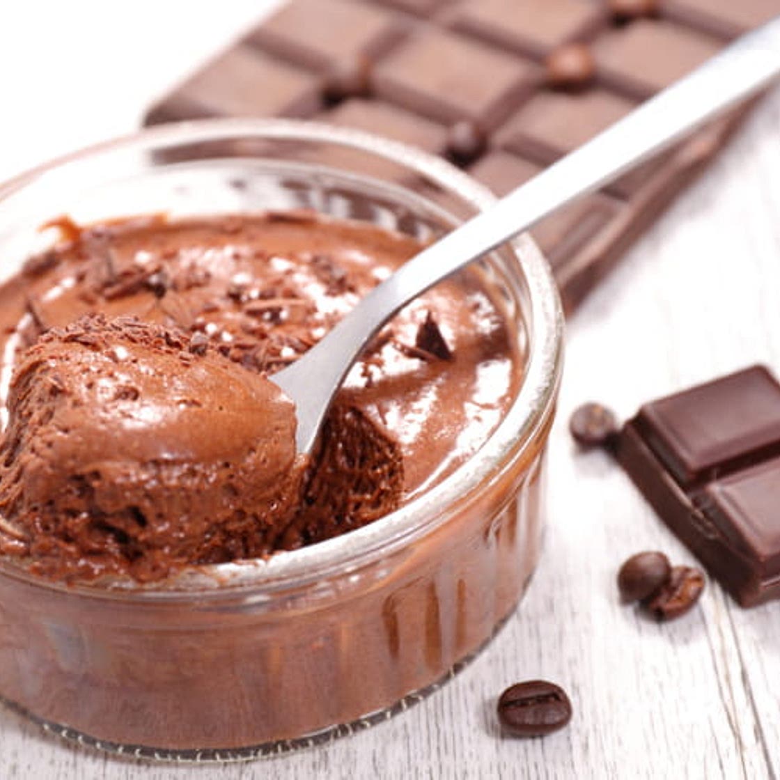 Mousse au chocolat maison