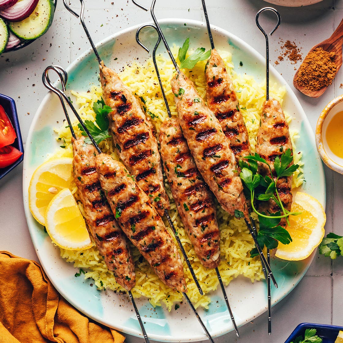 Chicken Kofta Kebabs (Middle Eastern-Inspired)