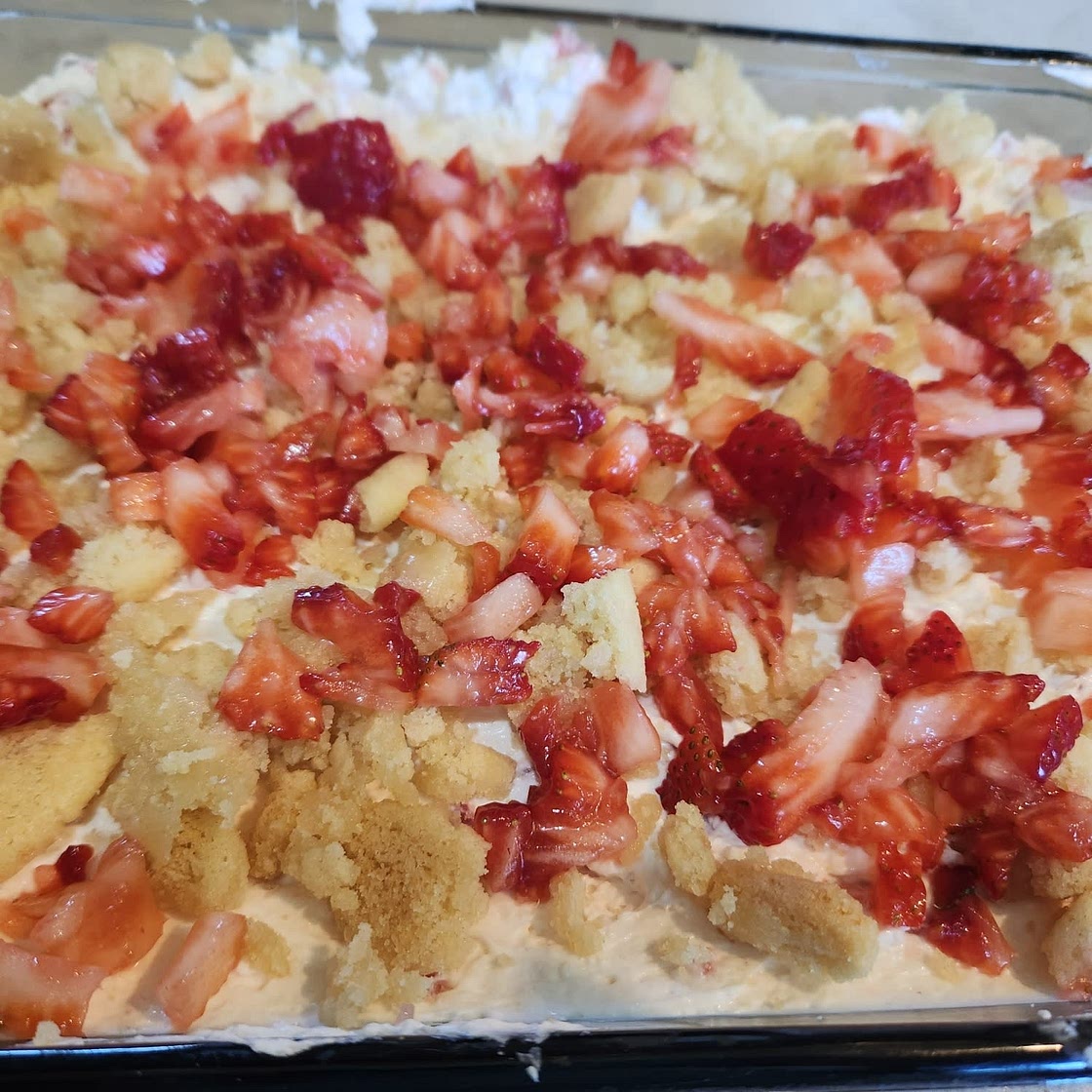 Strawberry Shortcake Cookie Bars