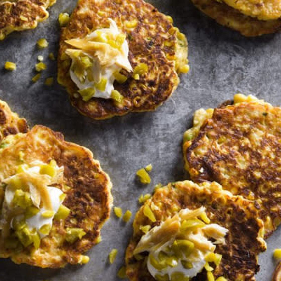 Savory Corn Pancakes