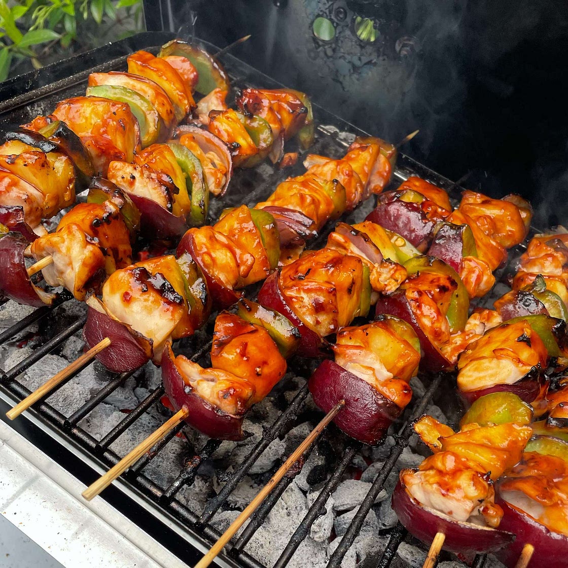 Hawaiian Chicken Skewers
