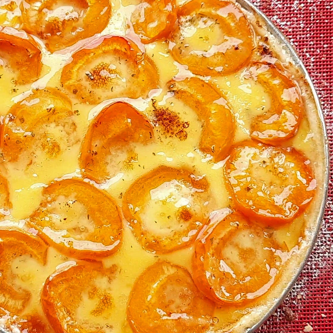 Aubrey: Apricot and Rosemary Gluten Free Clafoutis