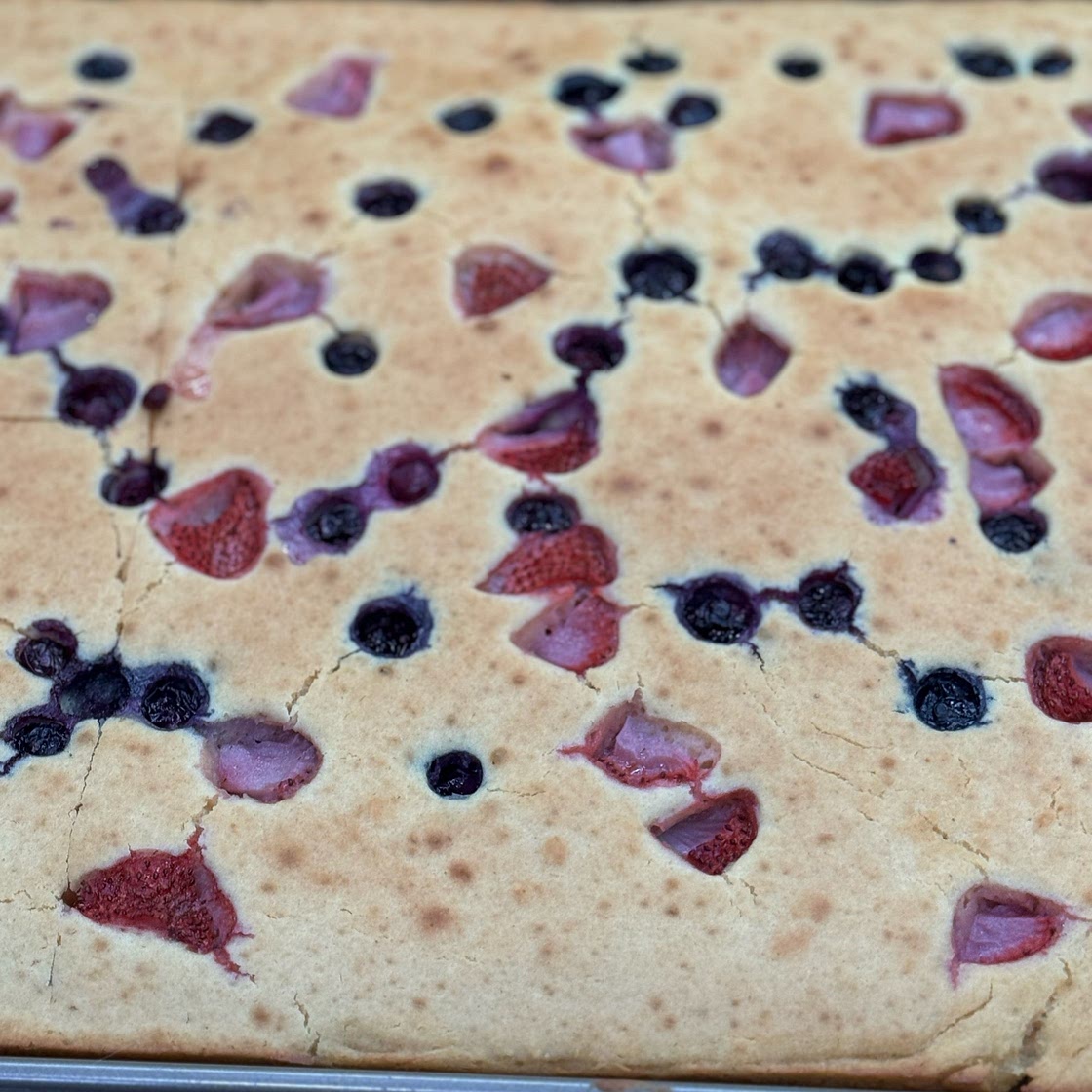 Sheet Pan Pancakes from Pancake Mix