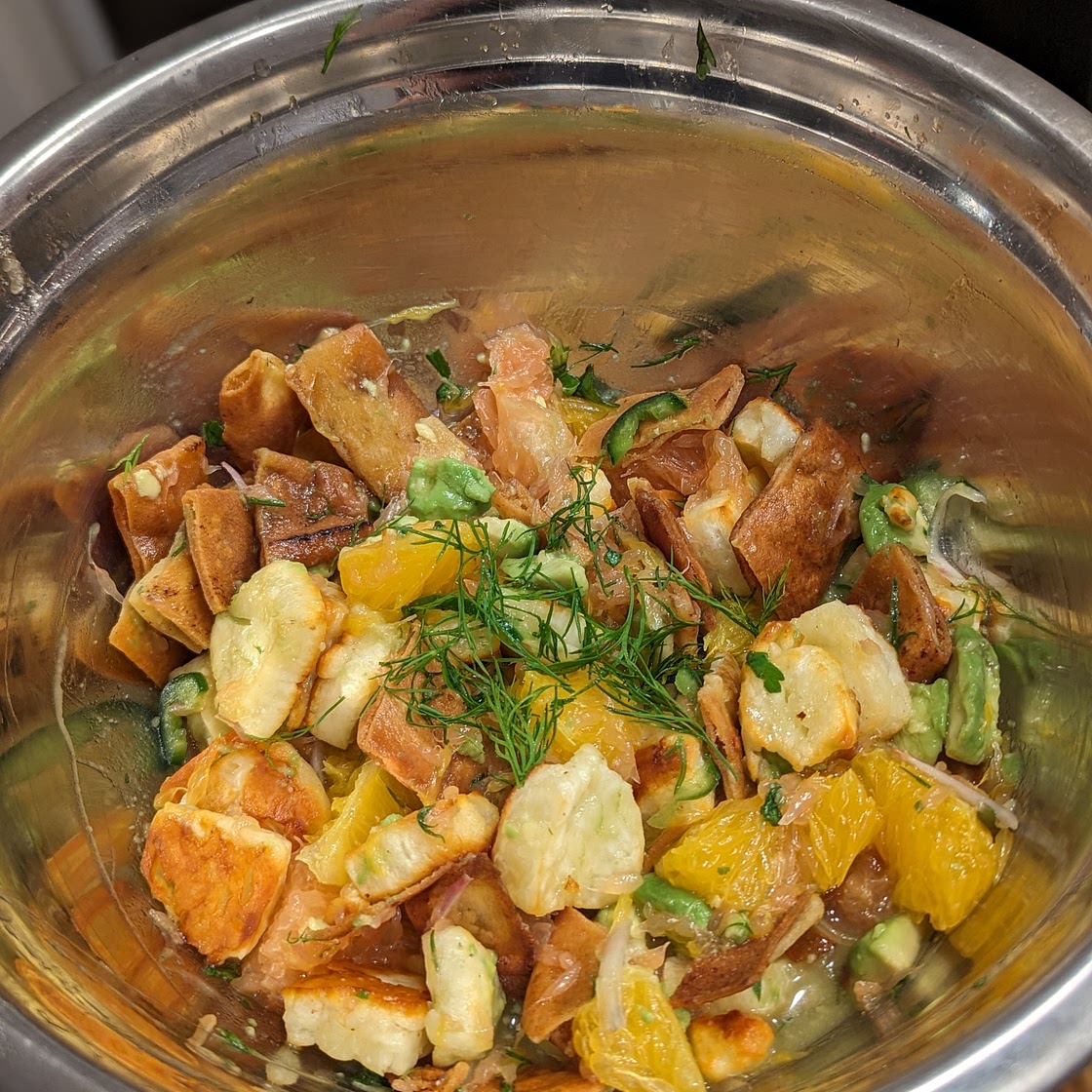 Citrus Halloumi Salad