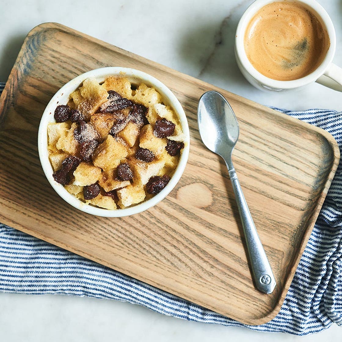 Microwave Bread Pudding