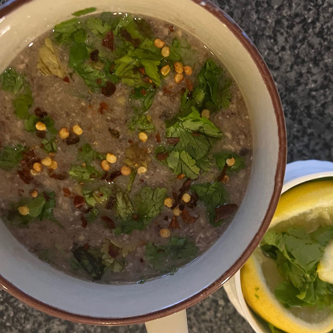 Chicken & black bean chowder
