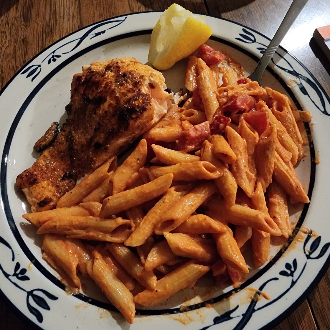 Cajun Salmon Pasta