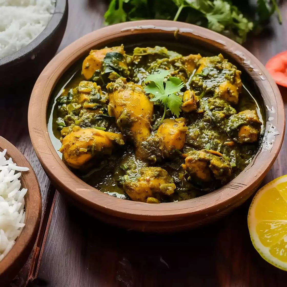 Hariyali Chicken Curry
