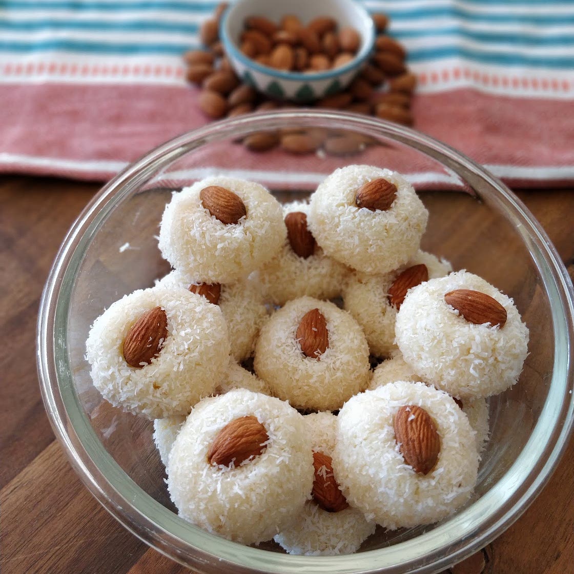 Almonds and Coconut Delights Dessert