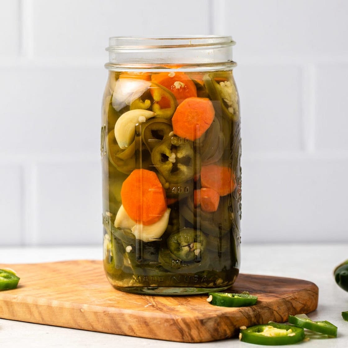 Quick-Pickled Jalapeños