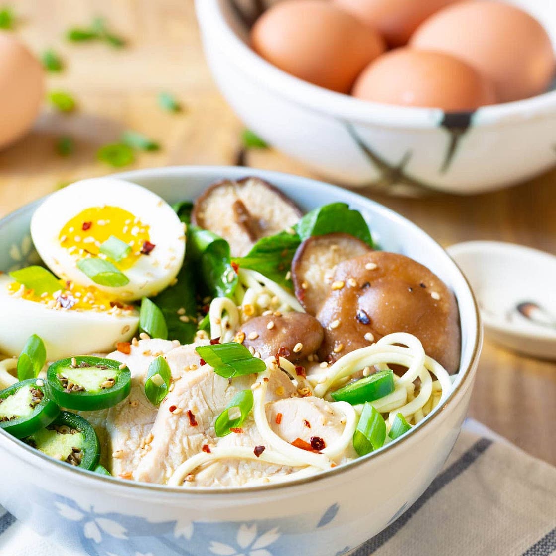 Slow Cooker Chicken Ramen Noodles