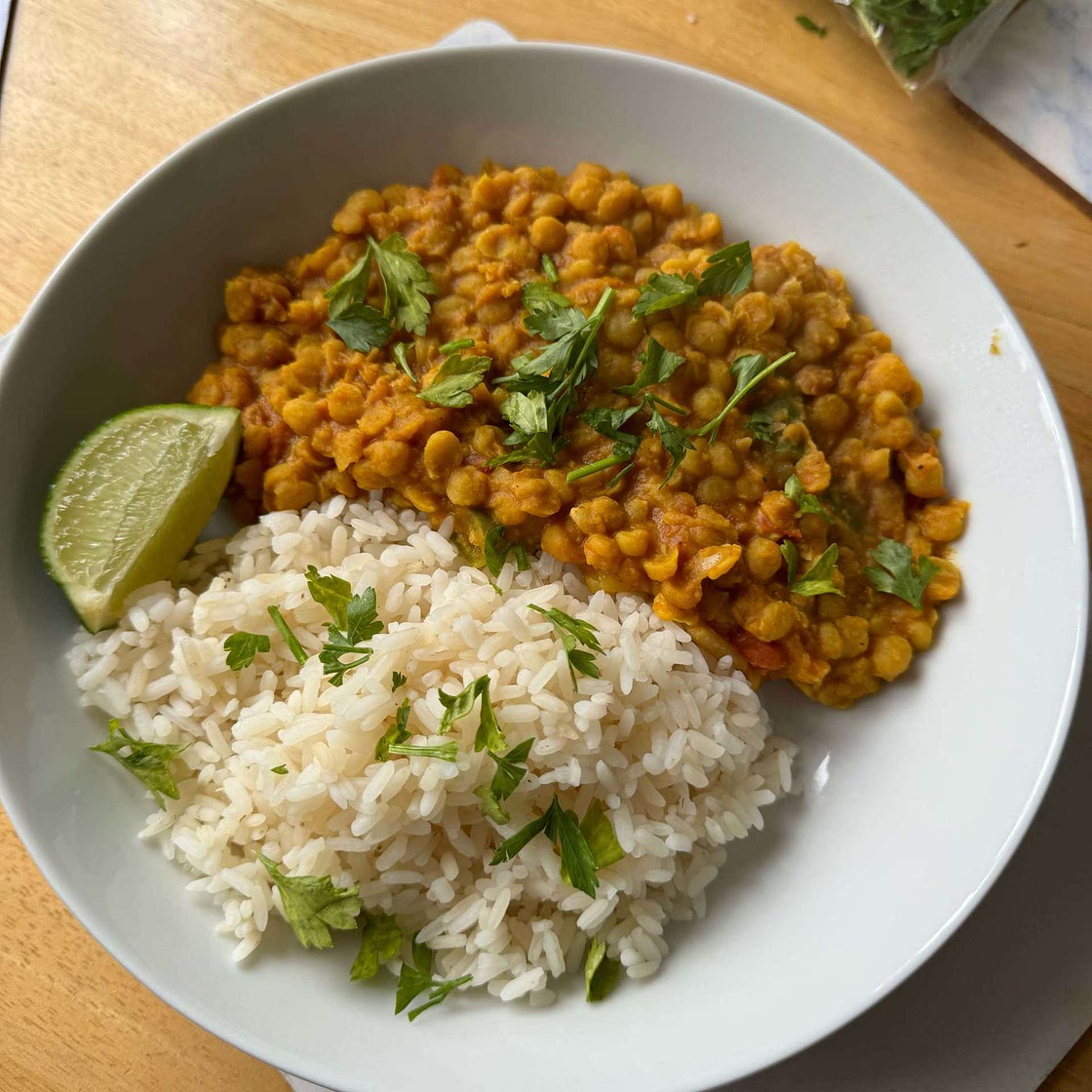 Fragrant Chana Dal Curry