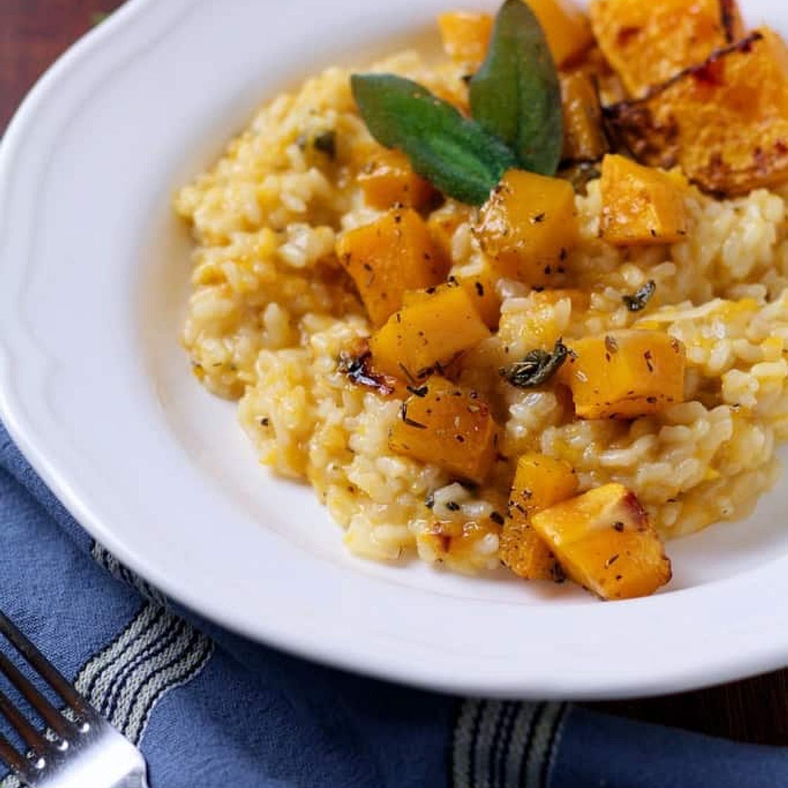 Butternut Squash and Sage Risotto