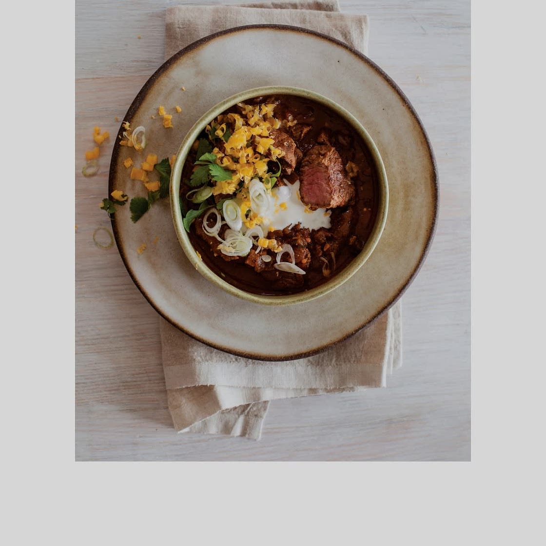 Sous Vide TRI-TIP STEAK CHILI